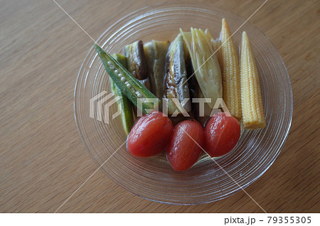 夏野菜の出汁びたし 夏野菜の出汁びたし 79355305