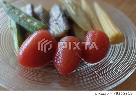 夏野菜の出汁びたし 79355319