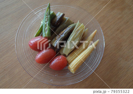 夏野菜の出汁びたし 79355322