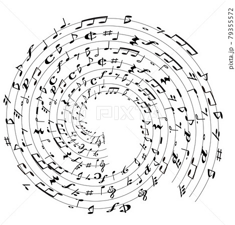 音符 楽譜 音楽 アイコンのイラスト素材