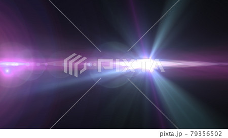 フレアライト光線ビームグラフィック背景素材 フレアライト光線ビームグラフィック背景素材 79356502