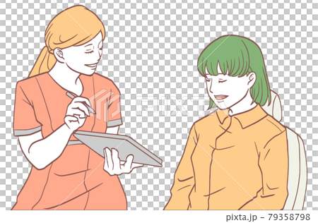 治療・施術の説明（シンプルカラー） 79358798