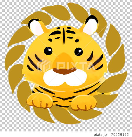 老虎和shimenawa的新年裝飾 老虎和shimenawa的新年裝飾 79359135