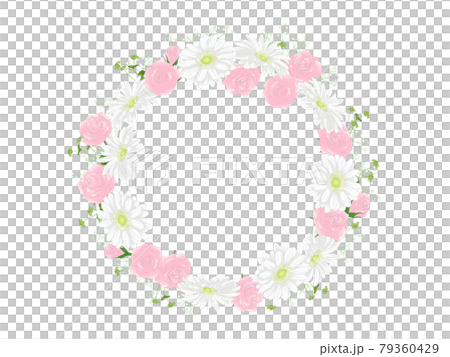 粉紅玫瑰和白色非洲菊 frame_circle 粉紅玫瑰和白色非洲菊 frame_circle 79360429