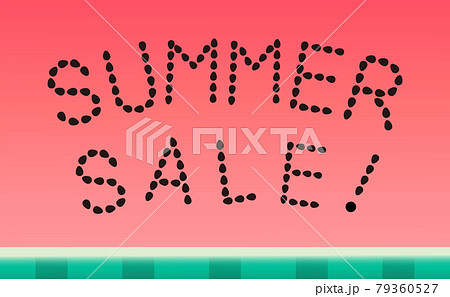 スイカの種文字（SUMMER SALE!） 79360527