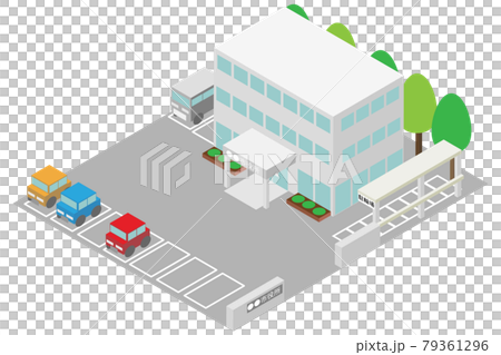 Isometric city hall building Isometric city hall building 79361296