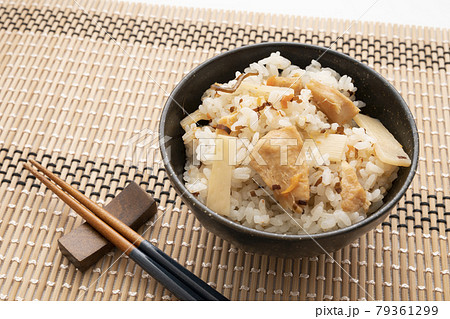 ふぐとタケノコの炊き込みご飯 79361299