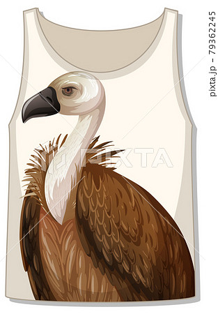 Front of tank top with vulture template Front of tank top with vulture template 79362245