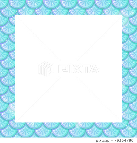 Blank pastel blue fish scales frame template Blank pastel blue fish scales frame template 79364790