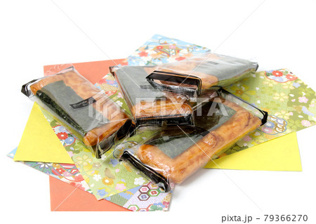 せんべい, 海苔せんべい, お茶菓子, 和, おかし, お菓子, 食べ物,おやつ,個別包装,個包装 79366270