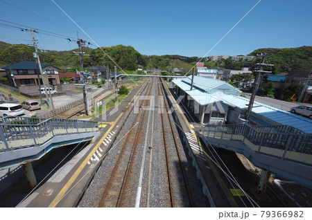 上総興津駅の風景 上総興津駅の風景 79366982