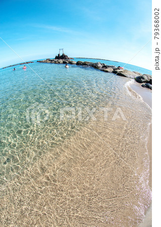 日本海の浜辺 (鳥取県 ハワイ海水浴) 日本海の浜辺 (鳥取県 ハワイ海水浴) 79368002