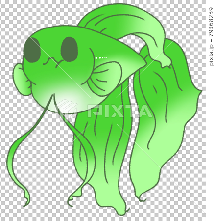 Solid (green) with a hungry stomach 79368239