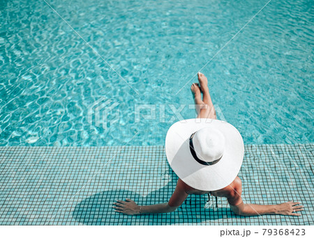 Summer vibes tourist vacation mood concept. Top 79368423