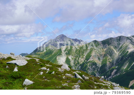 剣岳　立山連峰　富山県　 79369590