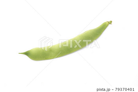 Morocco green beans isolated on white background 79370401