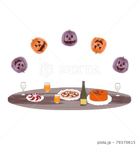 ハロウィンパーティーのイラスト素材 ハロウィンパーティーのイラスト素材