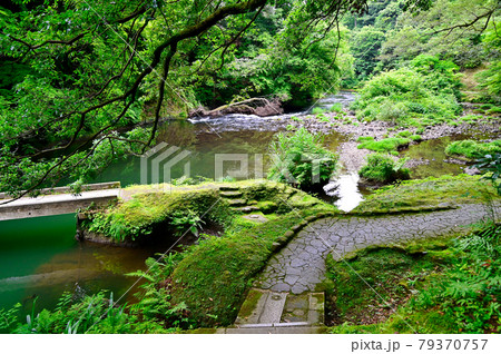 石川県 山中温泉鶴仙渓散策路 石川県 山中温泉鶴仙渓散策路 79370757
