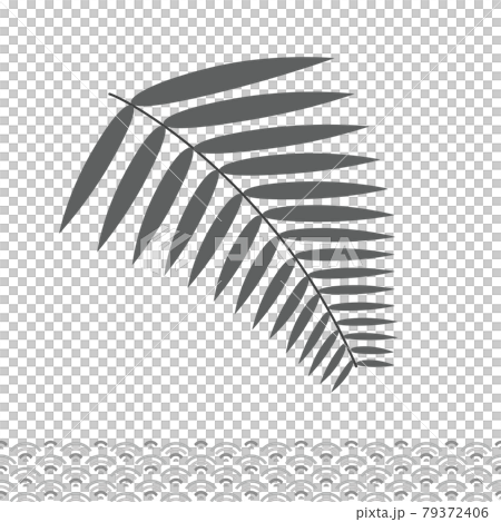 裝飾日本新年的吉祥物。 urajiro 和日本模式的矢量插圖。新年賀卡的理想之選。 79372406