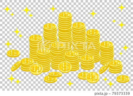 ドルのコインの背景素材 79373339
