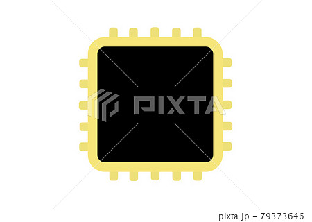 半導体のイラスト 半導体不足 のイラスト素材
