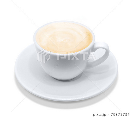 カフェオレ 飲み物 イラスト リアル ホット 上 湯気のイラスト素材
