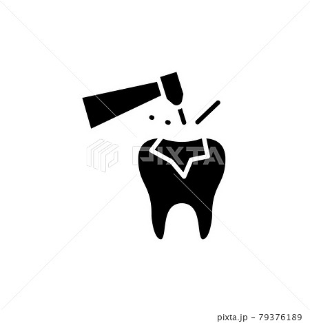 aries treatment line icon. Isolated vector element. aries treatment line icon. Isolated vector element. 79376189