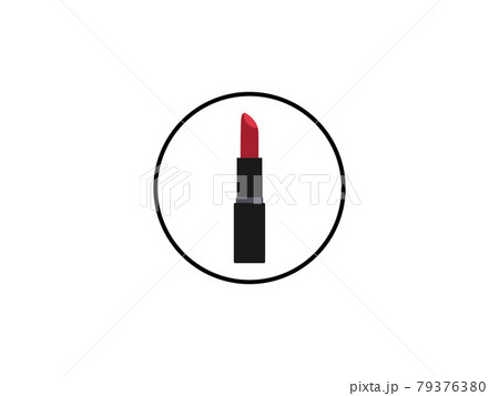 Beauty, lipstick, makeup icon. Vector illustration, flat design. Beauty, lipstick, makeup icon. Vector illustration, flat design. 79376380