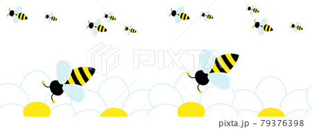 Many cute bees they fly to collect pollen from the flower. Many cute bees they fly to collect pollen from the flower. 79376398
