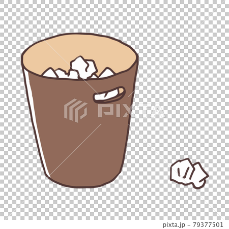 回收站和下落的垃圾 回收站和下落的垃圾 79377501