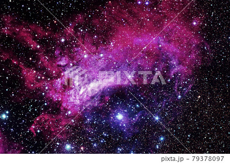 Outer space art. Starfield. Elements of this image furnished by NASA. 79378097