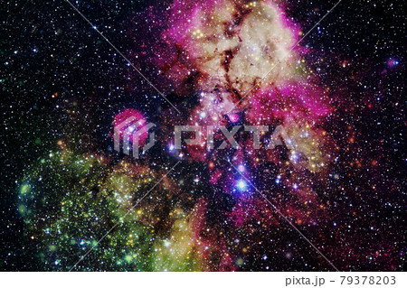 Cosmic landscape. Nebula. Elements of this image furnished by NASA 79378203