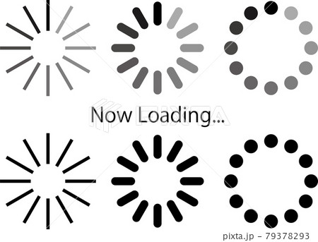 ローディングのイラスト素材 ローディングのイラスト素材 79378293