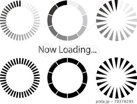 ローディングのイラスト素材 79378295