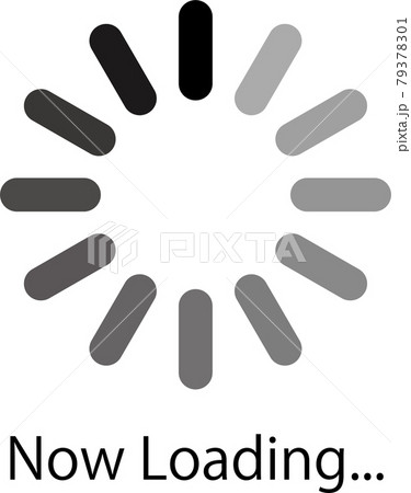 ローディングのイラスト素材 79378301