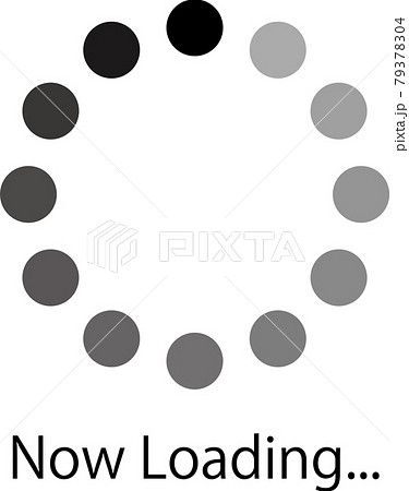 ローディングのイラスト素材 79378304