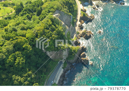 【航空写真】竹野・はさかり岩を東側上空から見る 【航空写真】竹野・はさかり岩を東側上空から見る 79378770