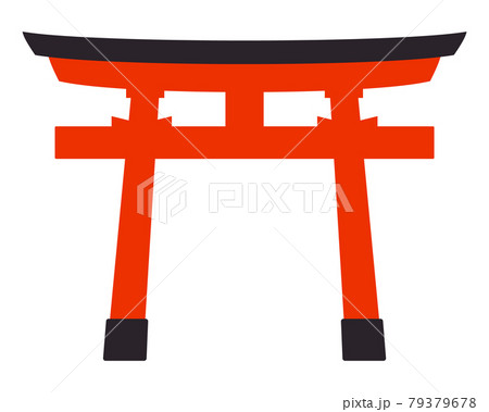 鳥居のベクターイラスト 79379678