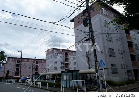 郊外の団地 79381305