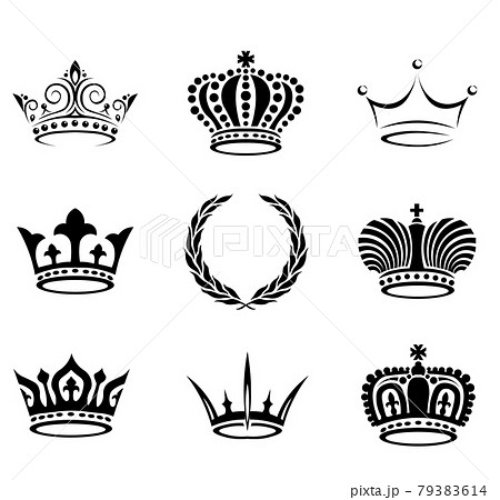 王冠のイラスト素材