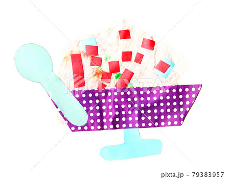 子供が制作したかき氷 79383957