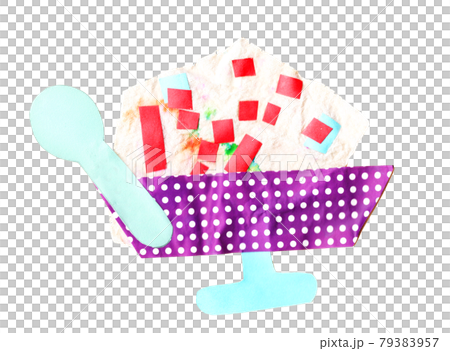 子供が制作したかき氷 79383957
