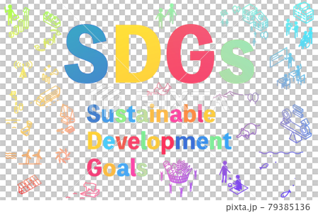 SDGs、可持續發展目標的圖像說明 SDGs、可持續發展目標的圖像說明 79385136