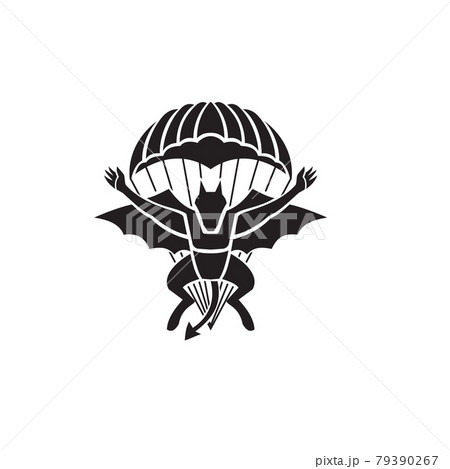 Red Devils Parachute Free Fall Team... - Stock Illustration [79390267] - PIXTA