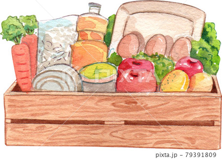 Humanitarian Aid concept watercolor 79391809