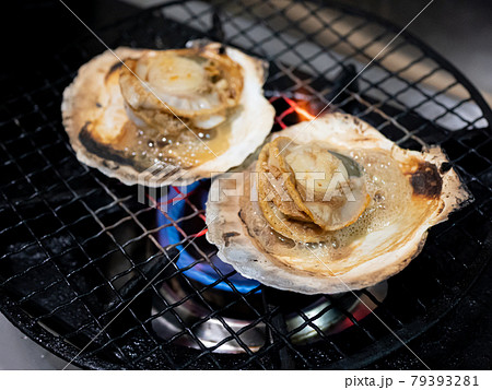 ホタテの浜焼き ホタテの浜焼き 79393281
