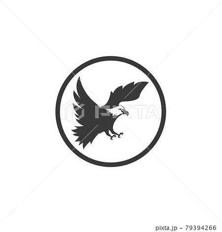 Falcon Eagle Bird Logo Template vector - Stock Illustration [79394266] -  PIXTA