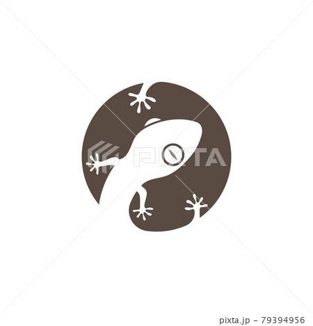 Gecko logo vector icon illustration Gecko logo vector icon illustration 79394956