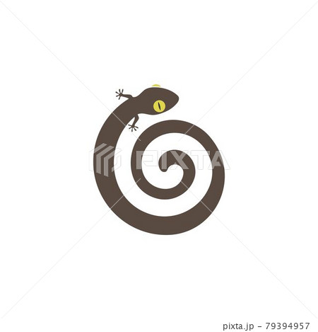 Gecko logo vector icon illustration 79394957