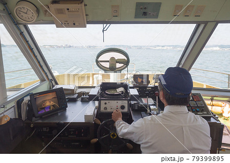 舵輪 ラット 船 船舶 No.1